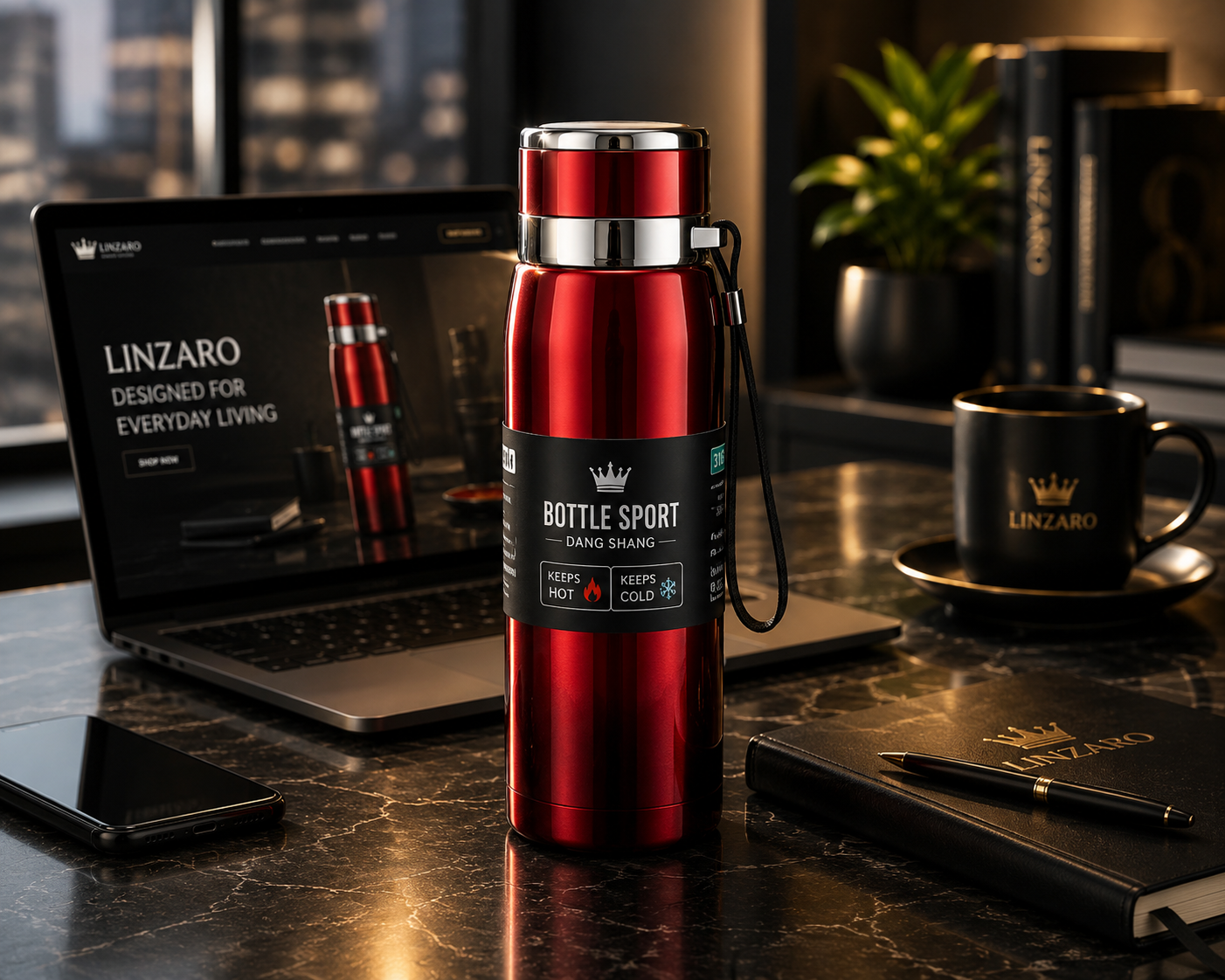 Premium Vacuum Bottle 1L