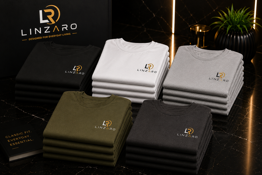 LINZARO Premium Cotton T-Shirt | Designed for Everyday Living